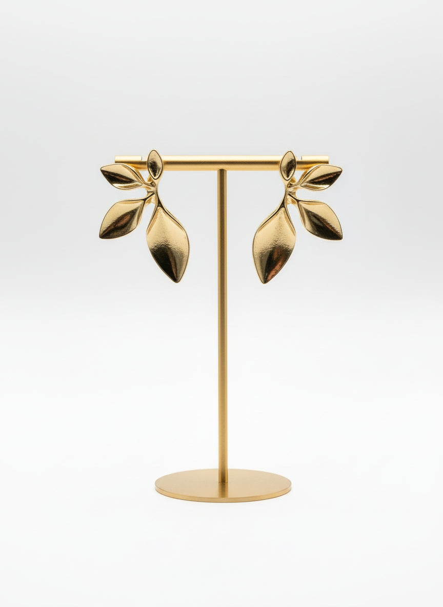 Gold Leaf Earring