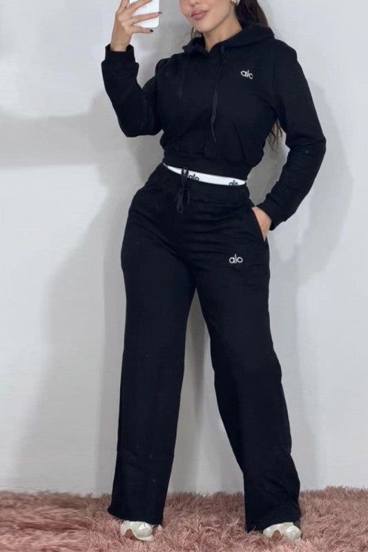 ALO Inspired 2 Piece Crop Set