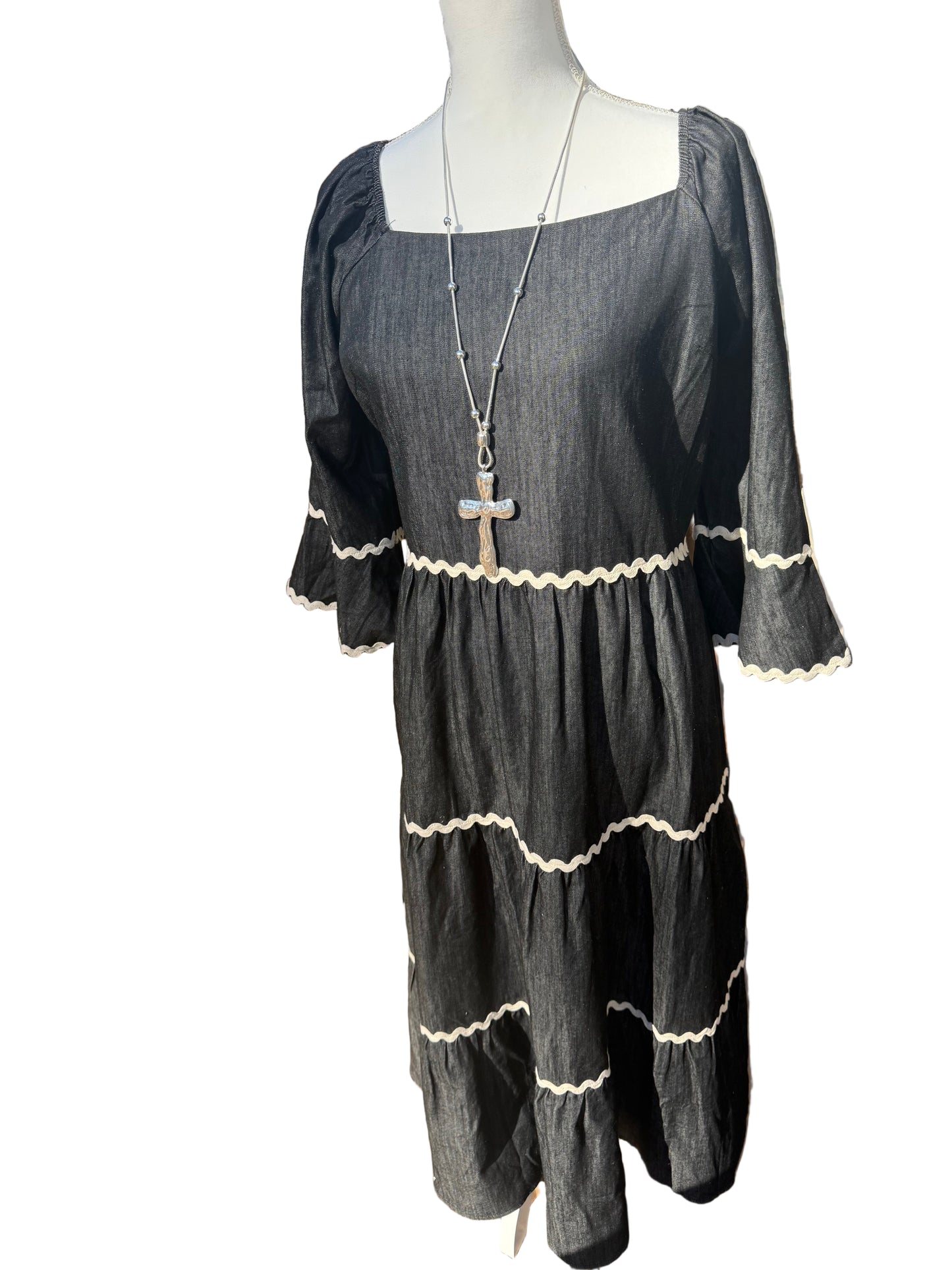 Denim Long Dress