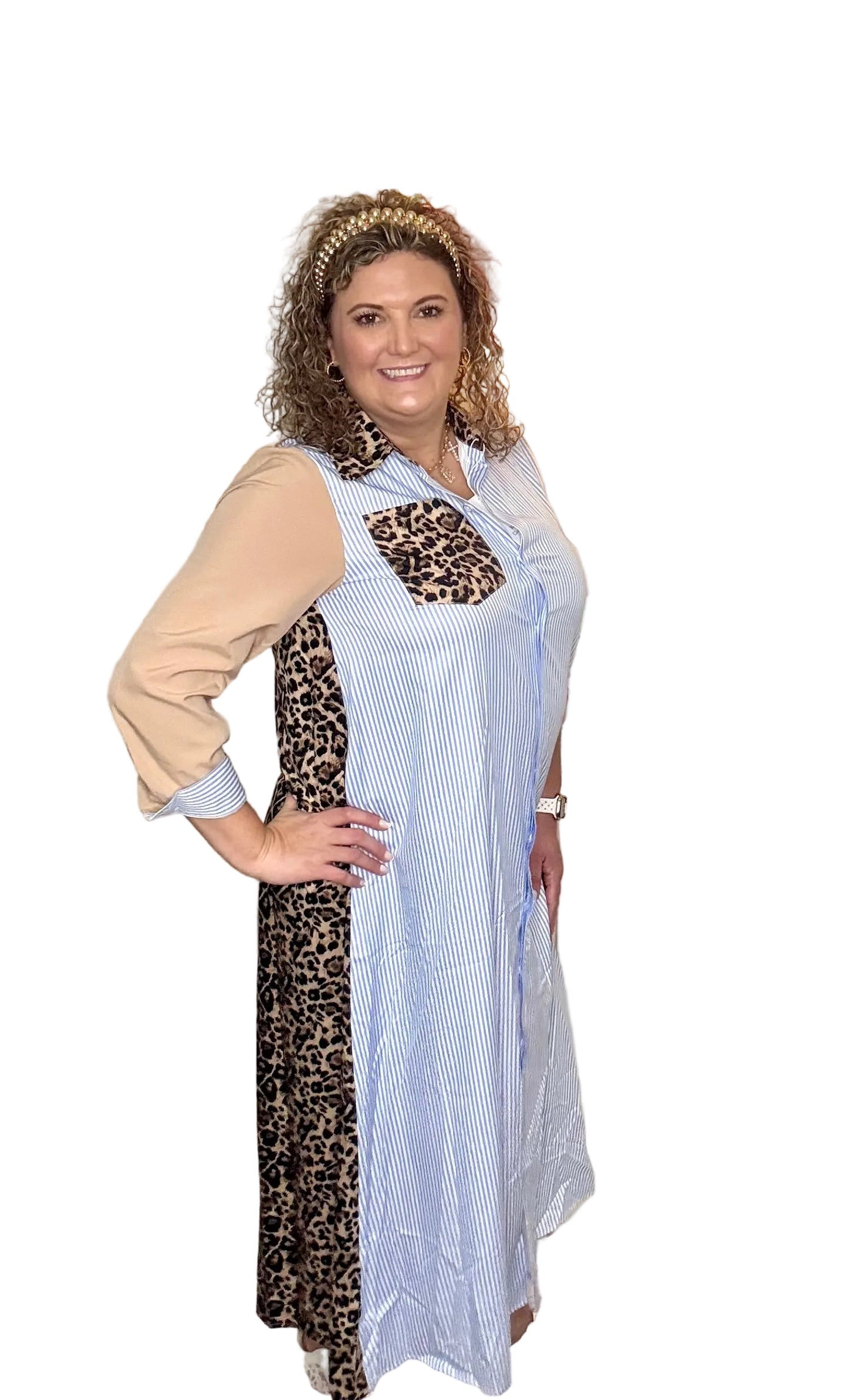 Leopard Casual Maxi Dress