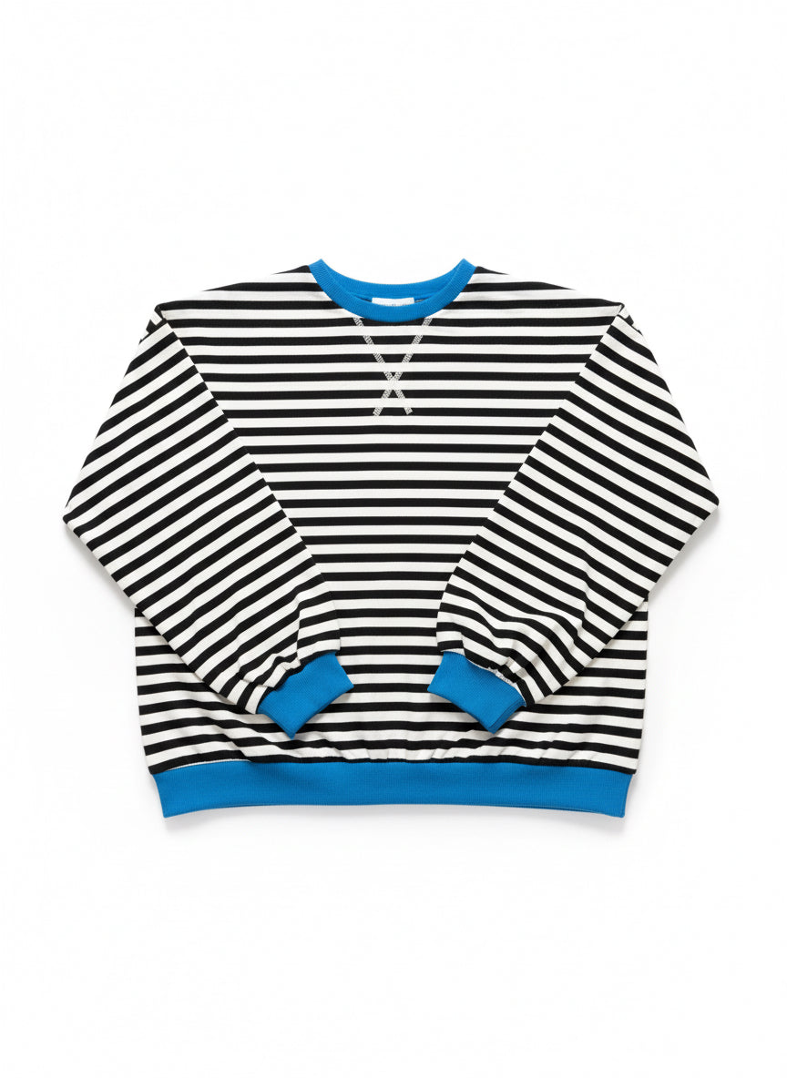 Black & White Striped Pullover