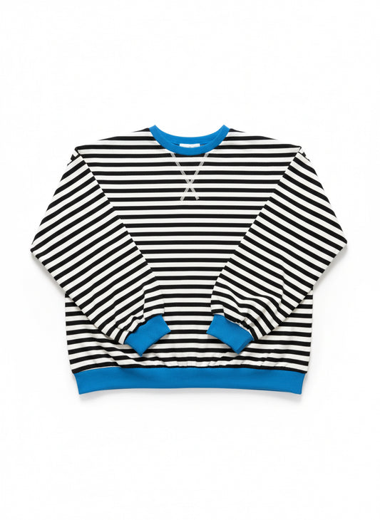 Black & White Striped Pullover