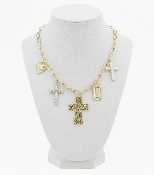 Faith & Heart Paper Clip Chain