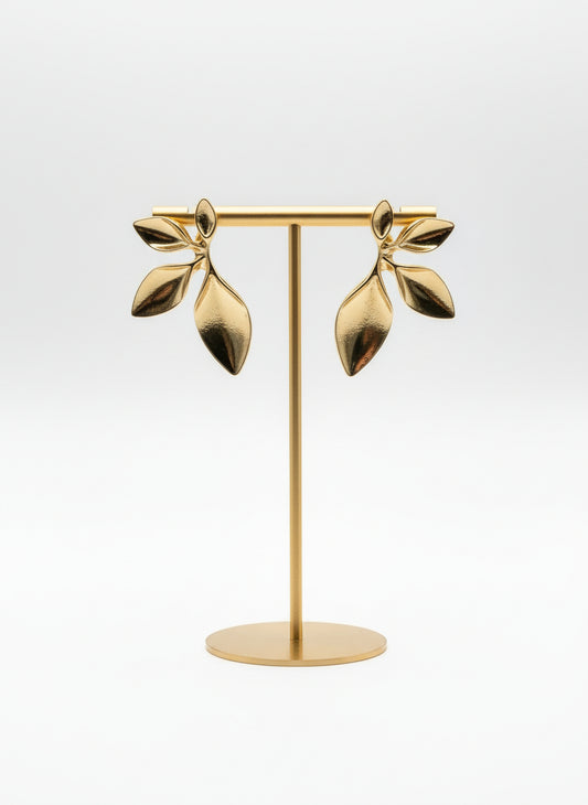 Gold Leaf Earring