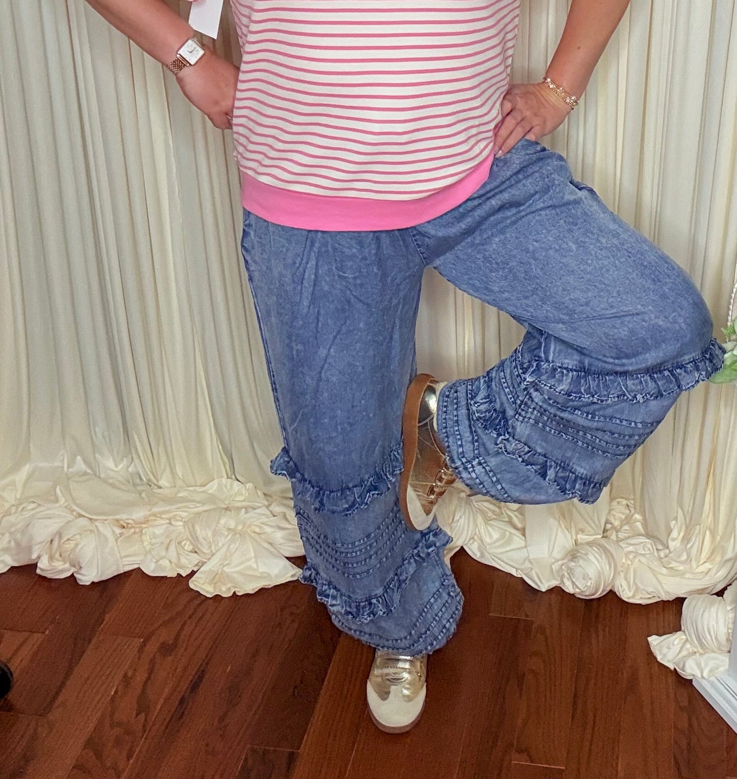 Ruffle Joggers