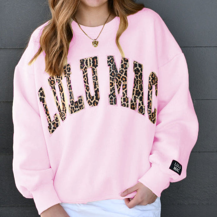 Lulu Mac Pink Leopard Sweatshirt