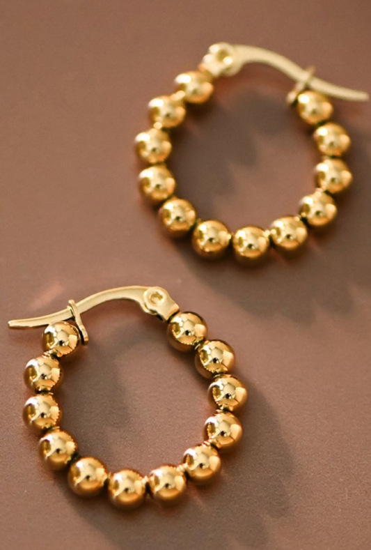 Bubbly Mini Hoop Earrings