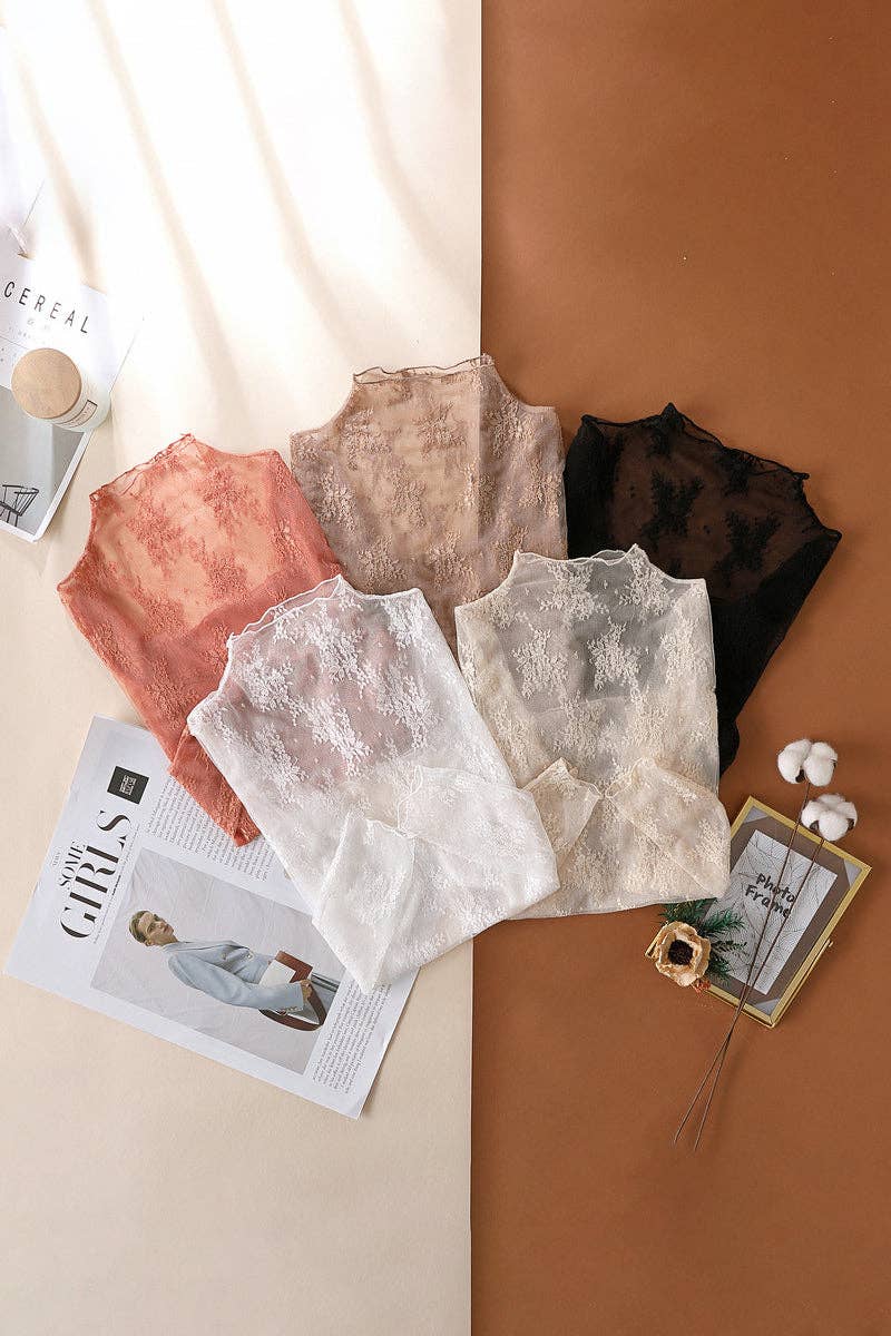 Elegant Lace Floral Blouse
